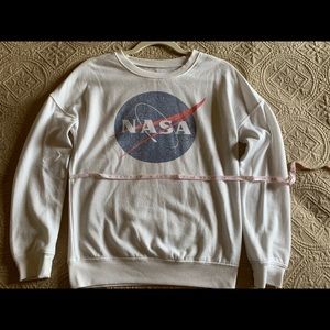 NASA white sweatshirt